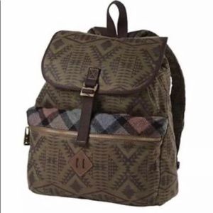 PENDLETON Backpack Patterned Book Bag Travel Tote